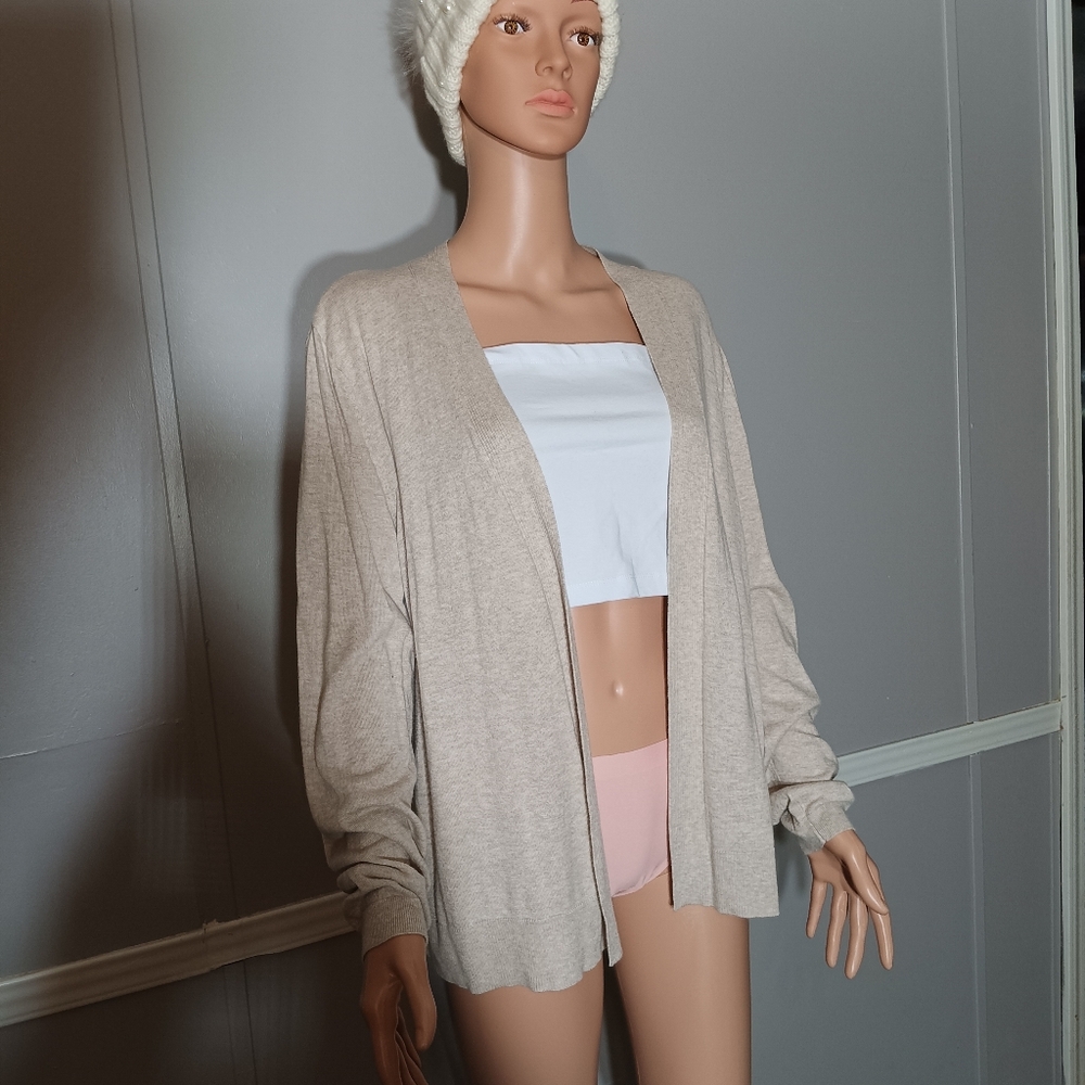 Size XL open front cardigan